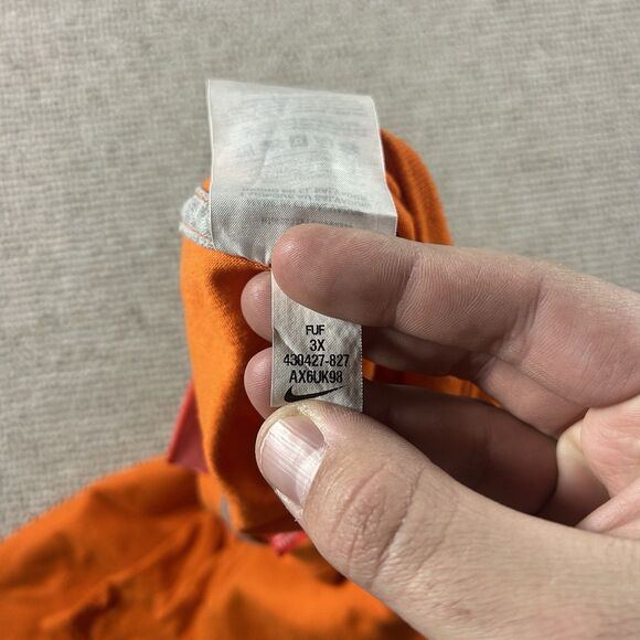 Nike Cincinnati Bengals Leaping Tiger Graphic Shirt Men’s 3XL Dri-Fit Orange NFL - Picture 10 of 12